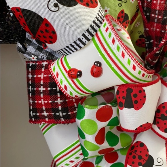 Ladybug wreath